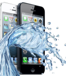 Poured Water on iPhone