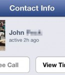 Facebook Messenger free voice call iPhone