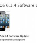 iOS 6.1.4 update