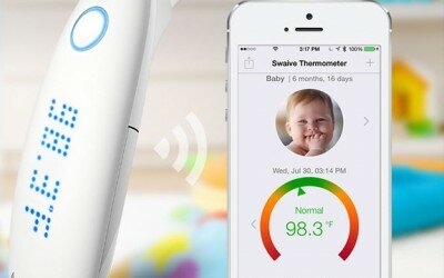 First Thermometer Working with Health App in iOS 8 Presented Swaive 1 400x250 First Thermometer Working with Health App in iOS 8 Presented
